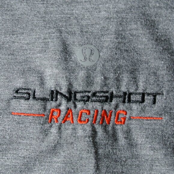 Men's Lululemon Grey Polo - Polaris Slingshot Racing Branded ROC - Size XL - Picture 12 of 13